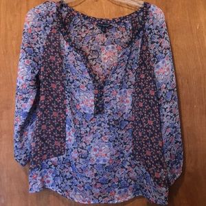 Lightly used sheer spring blouse!